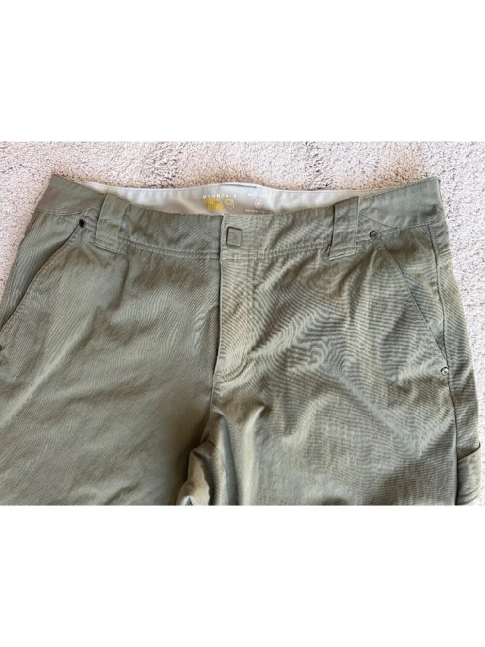Mountain Hardwear Pants Mens Size 36 Long Nylon Blend Cargo Hiking Outdoors